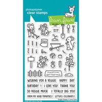 Lawn Fawn - Clear Photopolymer Stamps - Veggie Happy