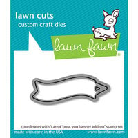 Lawn Fawn - Lawn Cuts - Dies - Carrot 'Bout You Banner - Add-On