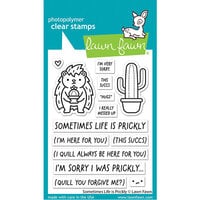 Lawn Fawn - Clear Photopolymer Stamps - Sometimes Life Is Prickly