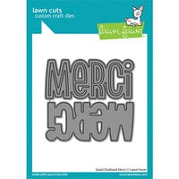 Lawn Fawn - Lawn Cuts - Dies - Giant Outlined Merci