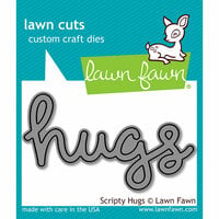Lawn Fawn - Lawn Cuts - Dies - Scripty Hugs