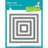 Lawn Fawn - Lawn Cuts - Dies - Small Stitched Square Stackables