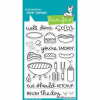 Lawn Fawn - Clear Photopolymer Stamps - Let's BBQ