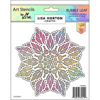 Lisa Horton Crafts - Art Stencils - Bubble Leaf