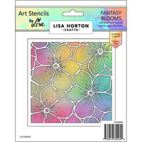 Lisa Horton Crafts - Art Stencils - Fantasy Blooms