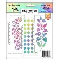 Lisa Horton Crafts - Stencils - Slimline - Festive