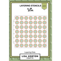 Lisa Horton Crafts - Layering Stencils - Dots