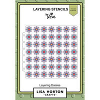 Lisa Horton Crafts - Layering Stencils - Daisies
