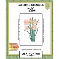 Lisa Horton Crafts - Layering Stencils - Narcissus