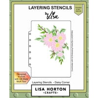 Lisa Horton Crafts - Layering Stencils - Daisy Corner