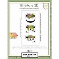 Lisa Horton Crafts - Ulti-Mate 3D Layering Stencils - DEF