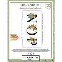 Lisa Horton Crafts - Ulti-Mate 3D Layering Stencils - NOP