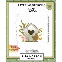 Lisa Horton Crafts - Layering Stencils - Home Tweet Home