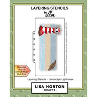 Lisa Horton Crafts - Layering Stencils - Landscape Lighthouse