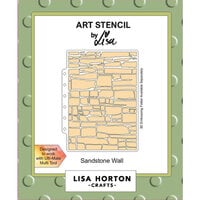 Lisa Horton Crafts - Art Stencils - Sandstone Wall