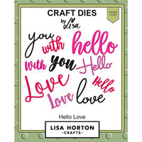 Lisa Horton Crafts - Dies - Hello Love