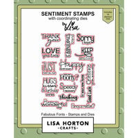 Lisa Horton Crafts - Die and Clear Photopolymer Stamps - Fabulous Fonts
