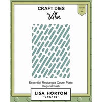 Lisa Horton Crafts - Essential Inserts - Cover Plate - Diagonal Dash