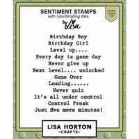 Lisa Horton Crafts - Die and Clear Photopolymer Stamp Set - Loading