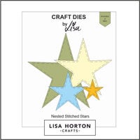 Lisa Horton Crafts - Christmas - Dies - Nested Stitched Stars