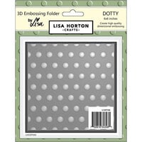 Lisa Horton Crafts - 3D Embossing Folder - Dotty
