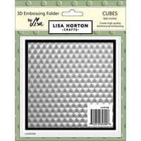 Lisa Horton Crafts - 3D Embossing Folder - Cubes