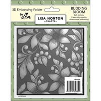 Lisa Horton Crafts - 3D Embossing Folder - Budding Bloom