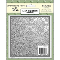 Lisa Horton Crafts - 3D Embossing Folder - Baroque