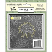 Lisa Horton Crafts - 3D Embossing Folder with Coordinating Dies - Dahlia