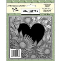Lisa Horton Crafts - 3D Embossing Folder - Heartfelt Daisies