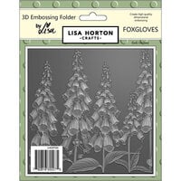 Lisa Horton Crafts - 3D Embossing Folder - Foxgloves