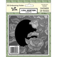 Lisa Horton Crafts - 3D Embossing Folder - Shower of Roses