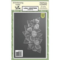 Lisa Horton Crafts - 3D Embossing Folders - Tropical Flowers