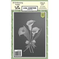 Lisa Horton Crafts - 3D Embossing Folder with Coordinating Dies - Calla Lily