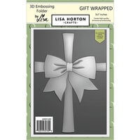 Lisa Horton Crafts - 3D Embossing Folder with Coordinating Dies - Gift Wrapped