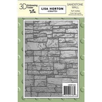 Lisa Horton Crafts - 3D Embossing Folder - Sandstone Wall