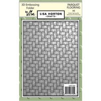 Lisa Horton Crafts - 3D Embossing Folder - Parquet Flooring