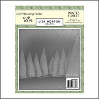 Lisa Horton Crafts - Christmas - 3D Embossing Folders - Winter Forest