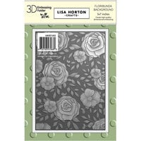Lisa Horton Crafts - 3D Embossing Folder - Floribunda Background