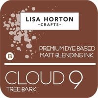 Lisa Horton Crafts - Cloud 9 - Premium Dye Based Ink Pad - Matt Blending Ink - Tree Bark