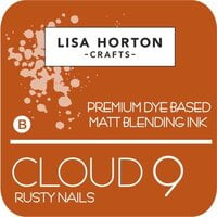 Lisa Horton Crafts - Cloud 9 - Premium Dye Based Ink Pad - Matt Blending Ink - Rusty Nails