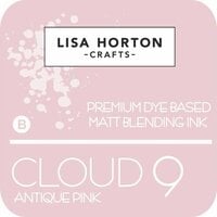 Lisa Horton Crafts - Cloud 9 - Premium Dye Based Ink Pad - Matt Blending Ink - Antique Pink