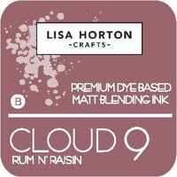 Lisa Horton Crafts - Cloud 9 - Premium Dye Based Ink Pad - Matt Blending Ink - Rum n' Raisin