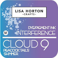 Lisa Horton Crafts - Cloud 9 - Metallic Interference Ink Pad - Peacock Tails