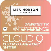 Lisa Horton Crafts - Cloud 9 - Metallic Interference Ink Pad - Milk Chocolate Roses