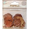 Little Birdie Crafts - Vintaj Collection - Fall Leaves - Rustic Brown