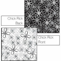 Luxe Designs Inc. - Classic Black Collection - 12x12 Double Sided Paper - Chick Flick