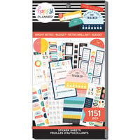 Me and My Big Ideas - Happy Planner Collection - Classic Sticker Sheet - Bright Retro - Value Pack