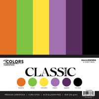 My Colors Cardstock - By PhotoPlay - 12 x 12 Classic Cardstock Pack - Halloween