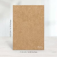 Mintay Papers - Greeting Card Base - 4.52 x 6.10 - Kraft